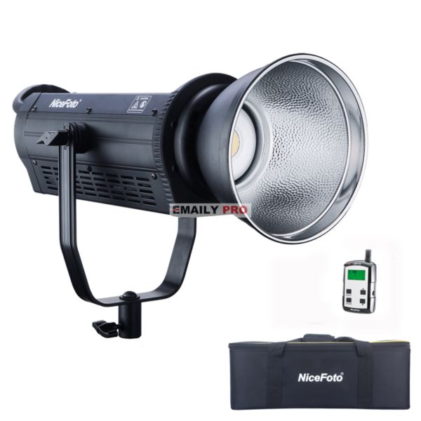 NiceFoto HA-3300BII 330W - 3200K - 6500K Bi Color COB LED VIDEO LIGHT