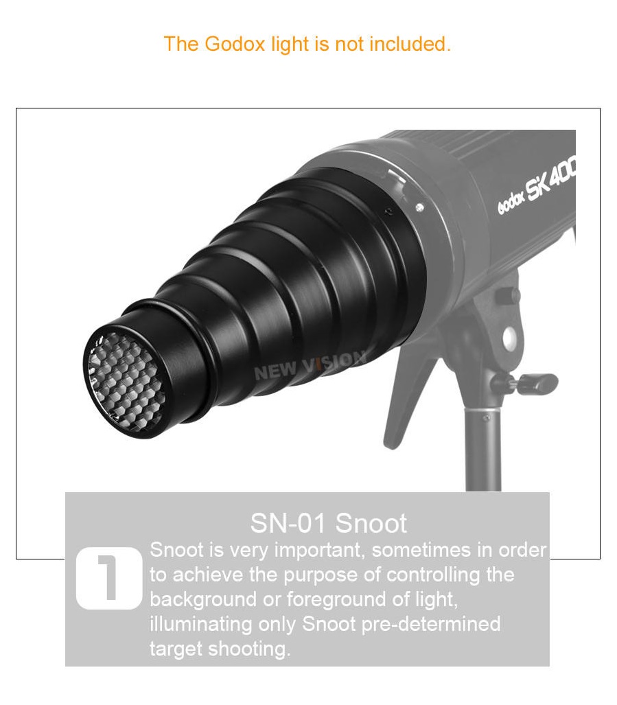 SNOOT HONEYCOM + FILTER GODOX SN-01