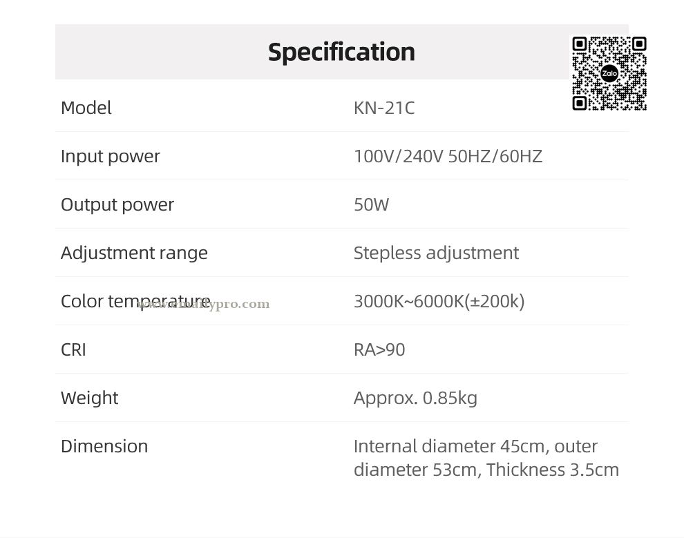 Đèn LED RING RL-21 AMBITFUL LIVESTREAM