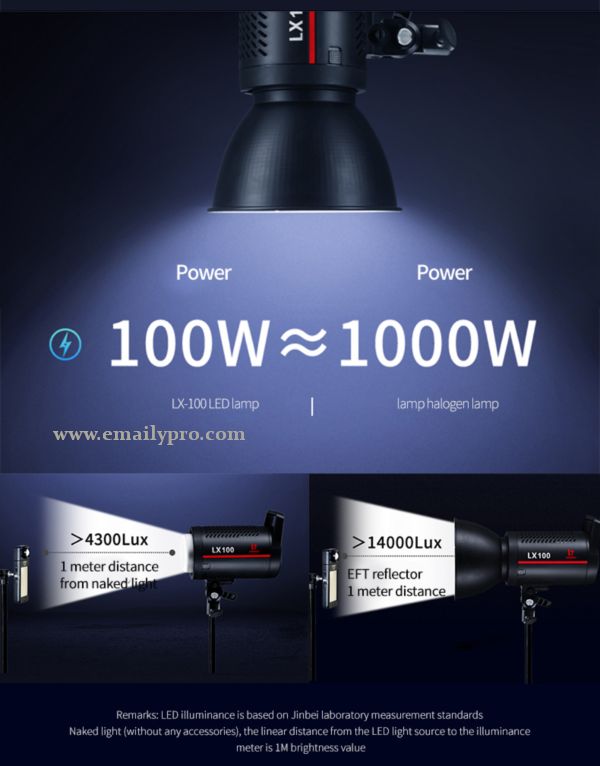 ĐÈN VIDEO LIGHT JINBEI LED LX-100