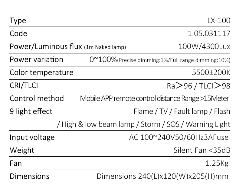 ĐÈN VIDEO LIGHT JINBEI LED LX-100