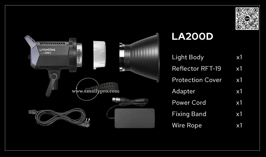 GODOX LITEMONS LA-2OOD LED VIDEO LIGHT