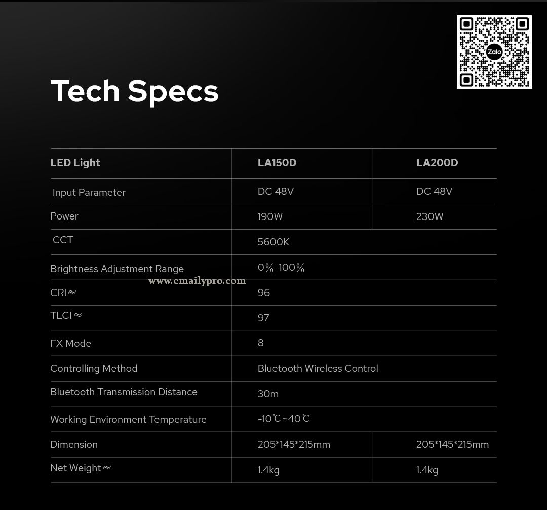 GODOX LITEMONS LA-2OOD LED VIDEO LIGHT