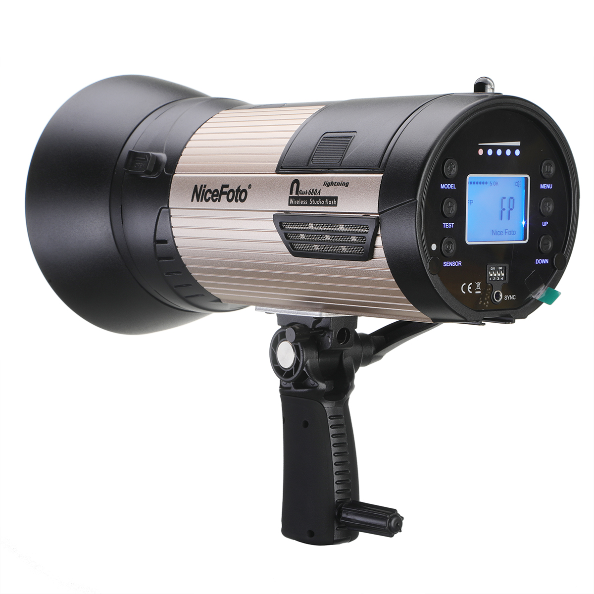 NiceFoto N-flash 680A Đèn flash studio chụp ảnh chuyên nghiệp