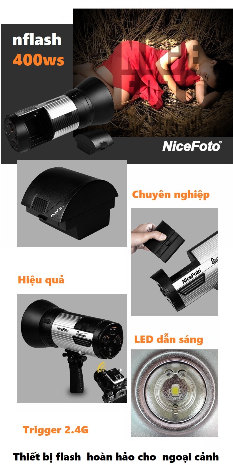 NiceFoto Nflash 400ws 