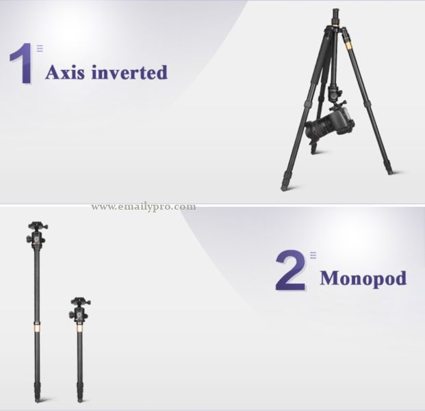 Chân máy ảnh Tripod Beike Q-222 .