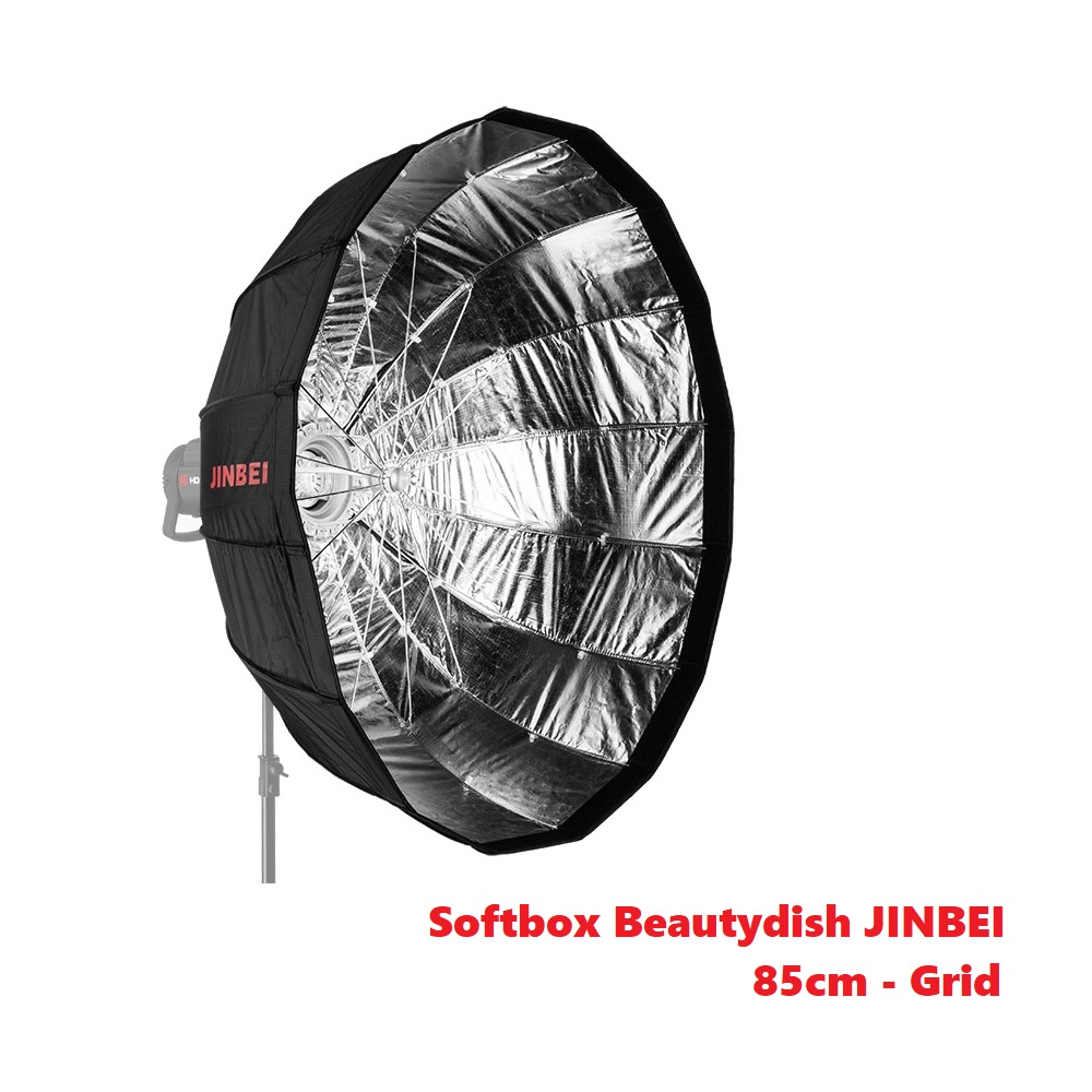 Softbox Beautydish JINBEI 65cm - Grid