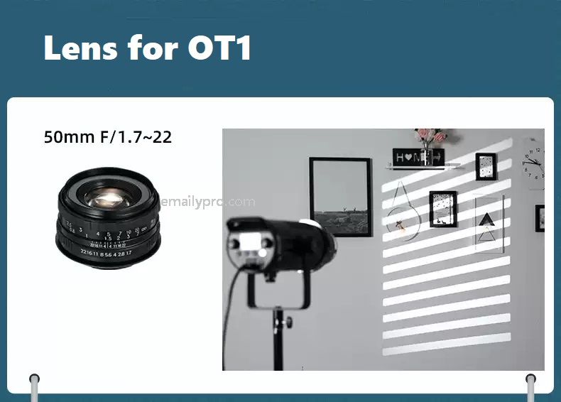 Lens 5mm-85mm-105mm for OT1