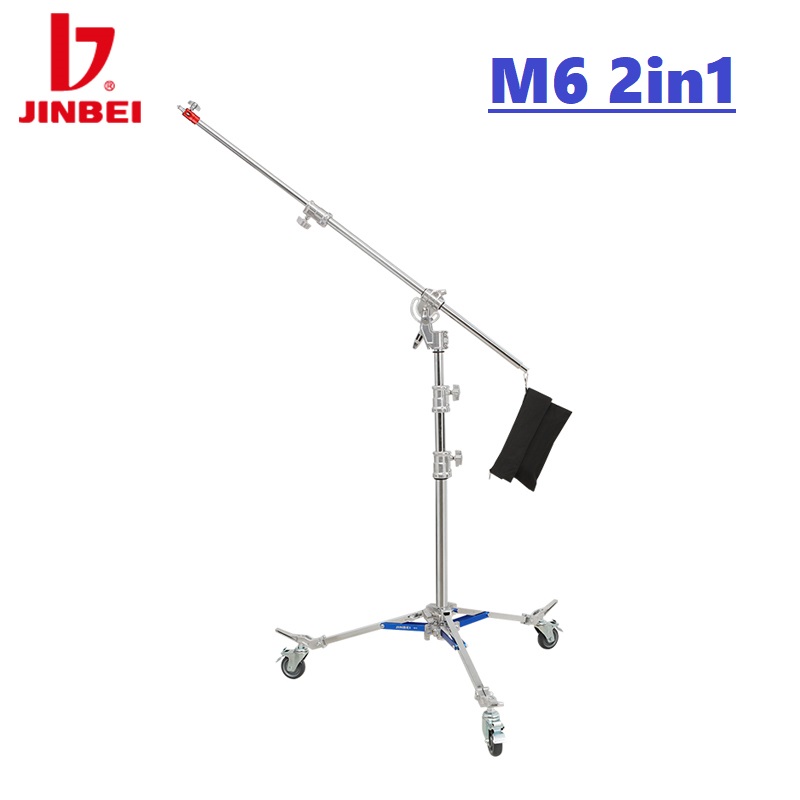 Chân boom studio Jinbei M6 – 2 in 1