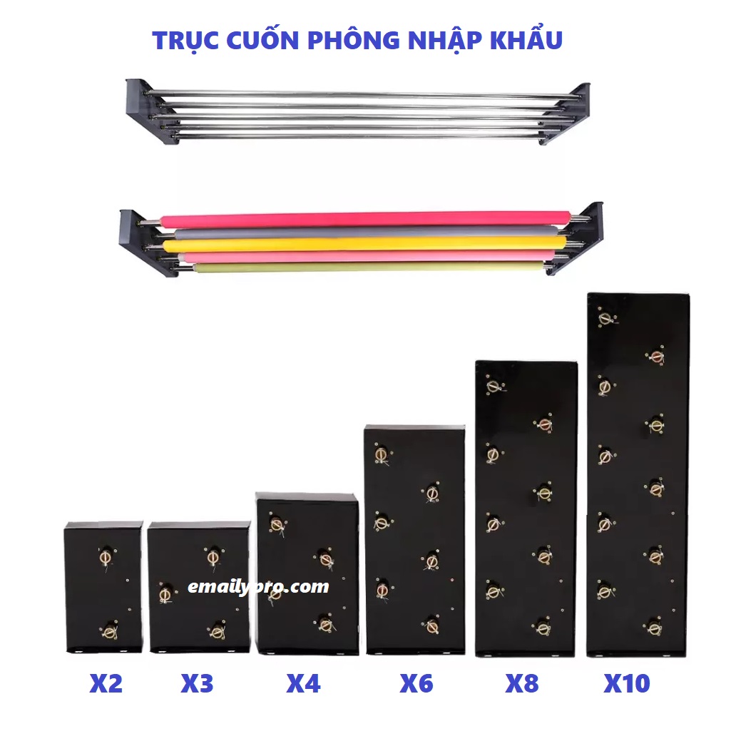 TRỤC CUỐN PHÔNG MOTOR 3