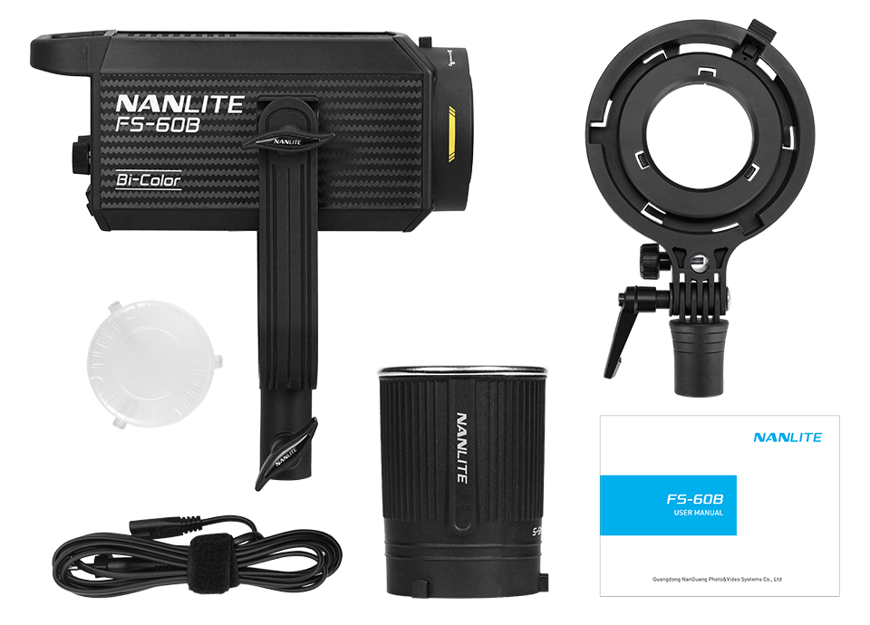 Led Nanlite FS-60B Bi-Color Studio Spotlight