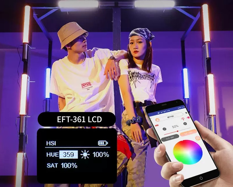 LED STICK JINBEI EFT-361RGB 2700K ~ 7500K