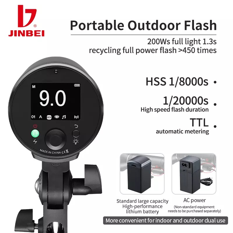 Đèn Flash Jinbei HD200 Pro 