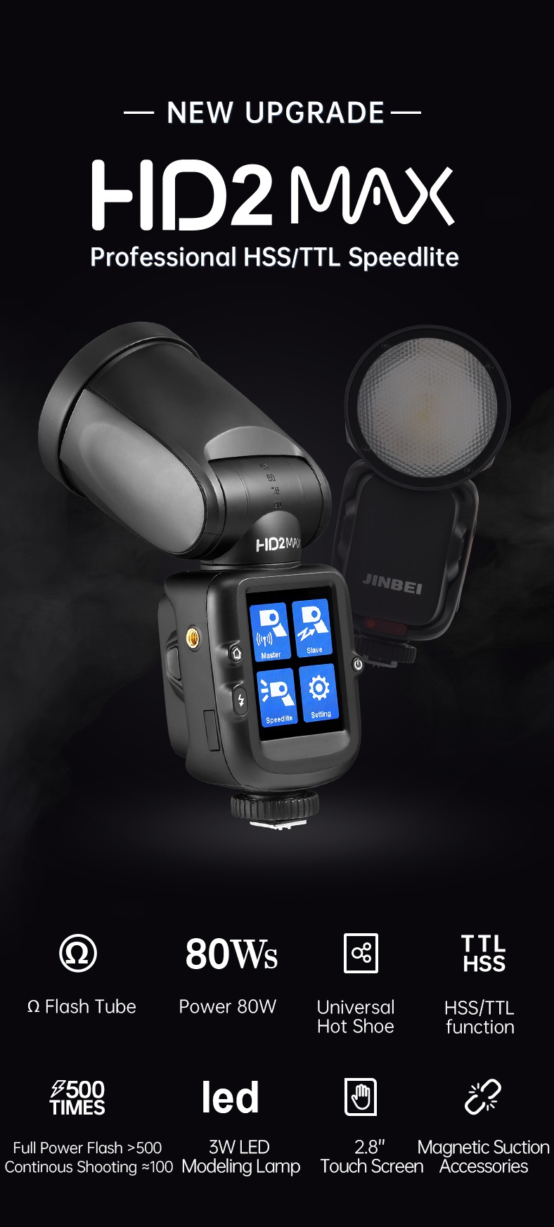 JINBEI HD-2 MAX Speedlite