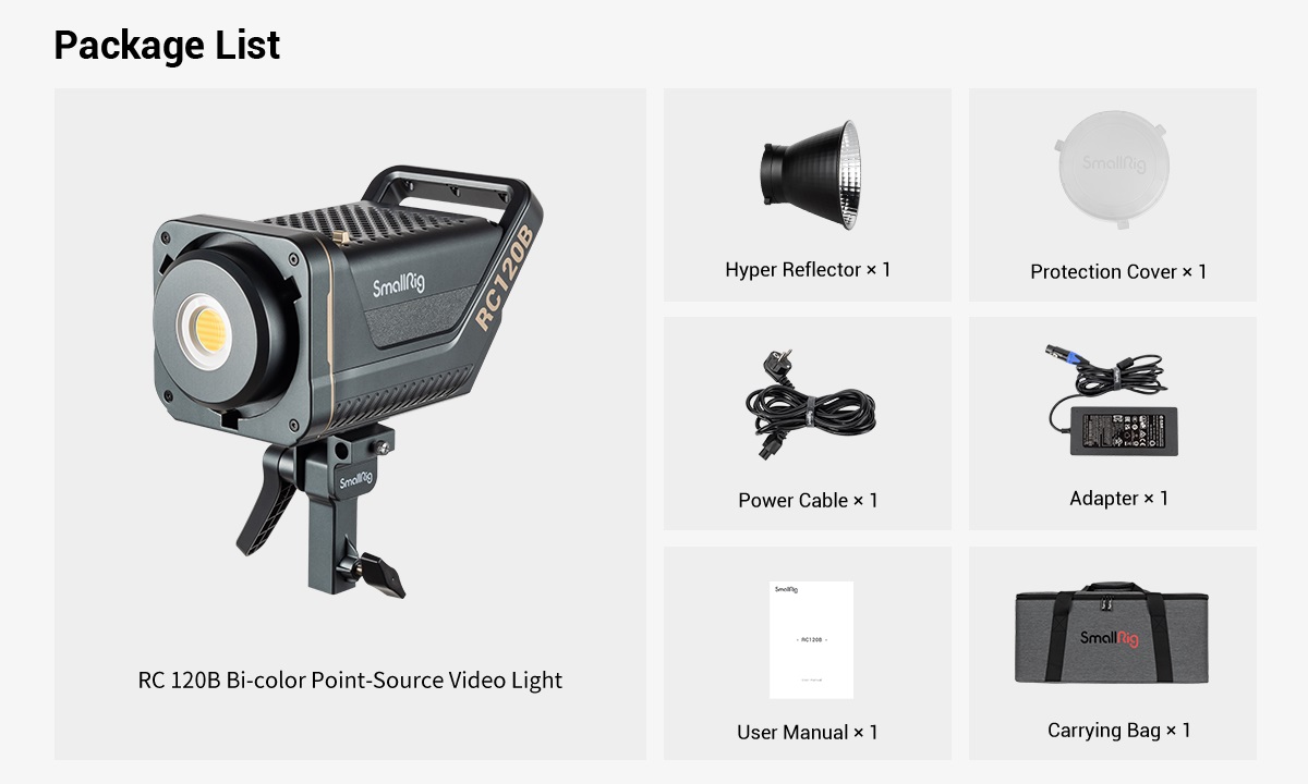 LED SmallRig RC-120B COB Video Light