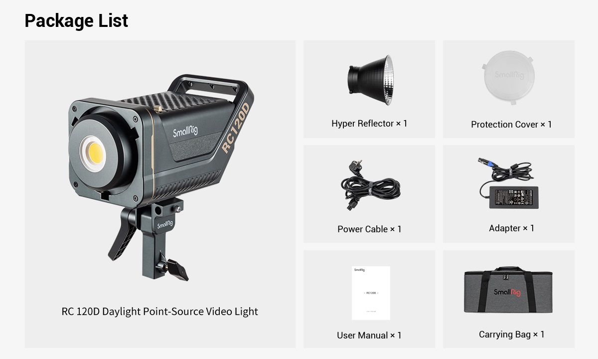 LED SmallRig RC-120D COB Video Light