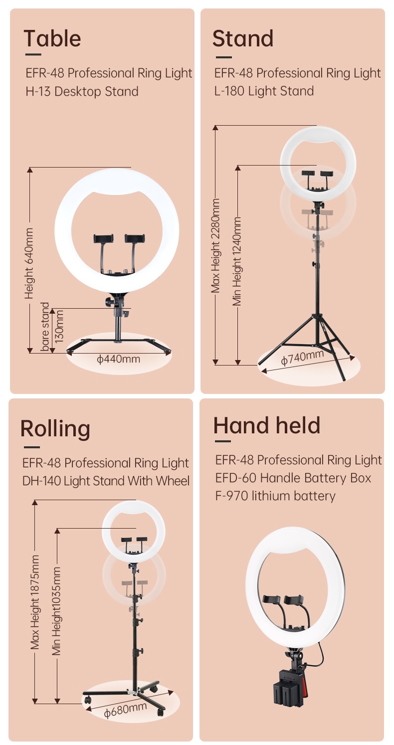 JINBEI EFR-48 Led Ring Chính Hãng