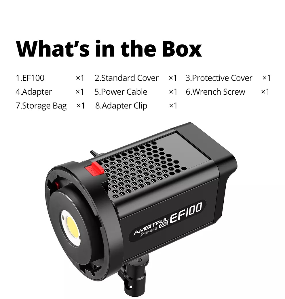 AMBITFUL LED EF-100 VIDEO LIGHT 100W