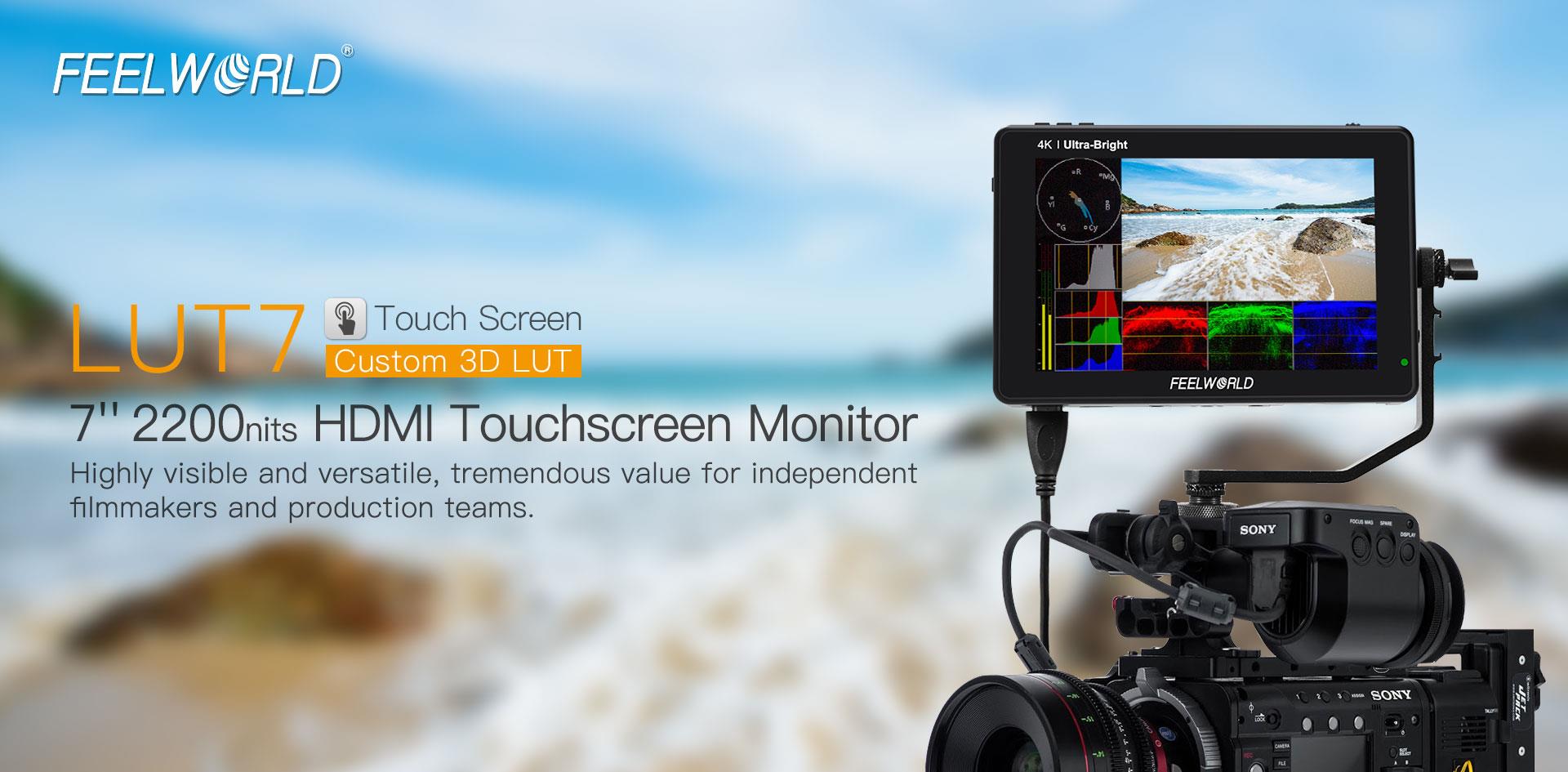 Màn hình FEELWORLD T7 7 inch IPS 4K HDMI - Monitor Feelworld T7