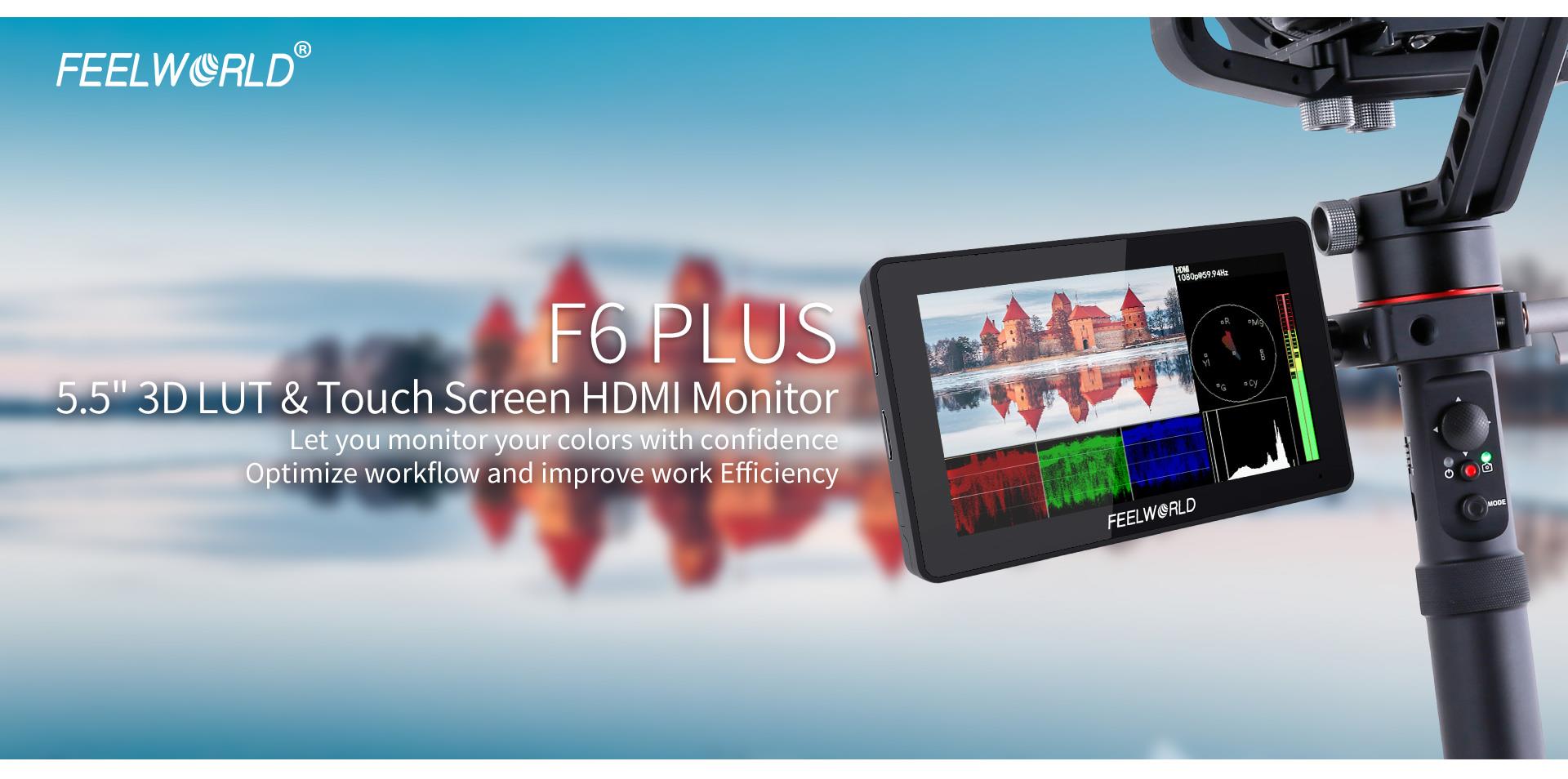 Màn Hình FEELWORLD F6 PLUS 5.5 Inch 3D 4K HDMI