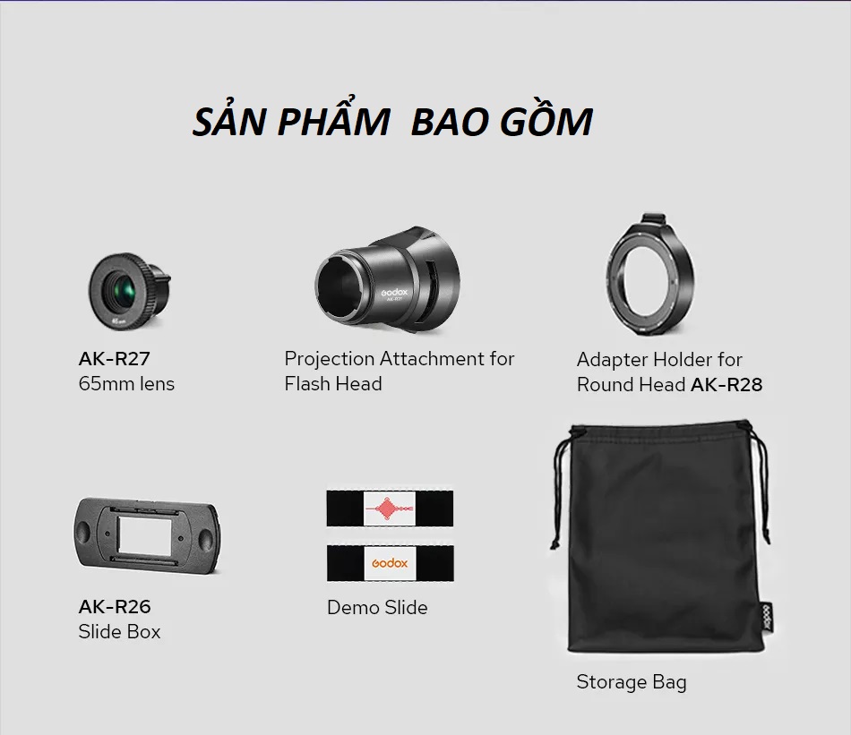 BỘ HIỆU ỨNG Godox AK-R21 FLASH V1 - AD200PRO