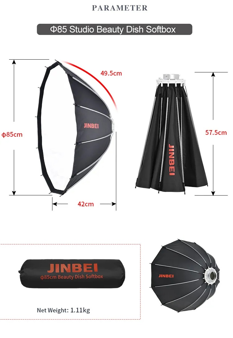 Softbox JINBEI 85cm 