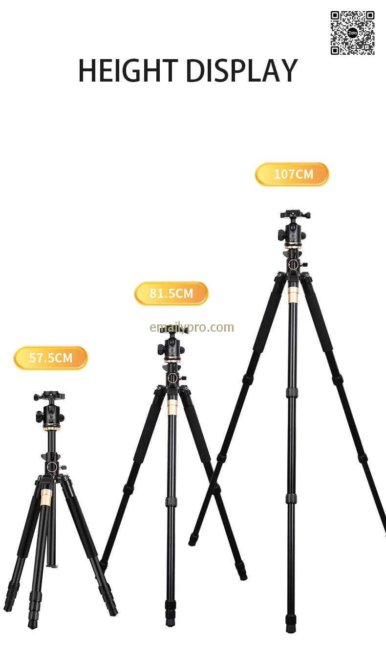 Chân Máy Ảnh Tripod Beike QZSD-Q992H