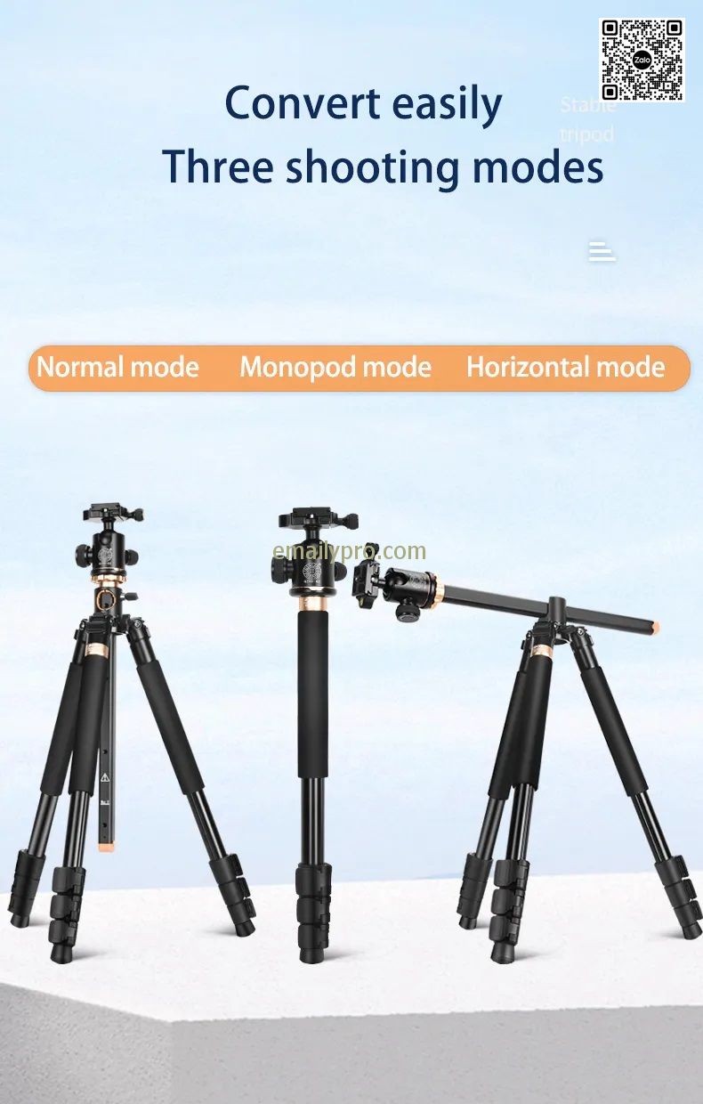 Chân Máy Ảnh Tripod Beike QZSD-Q958