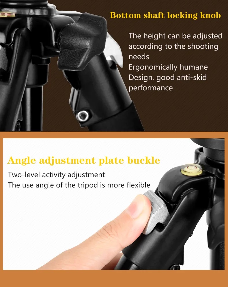 Chân Máy Ảnh Tripod Beike Q303 