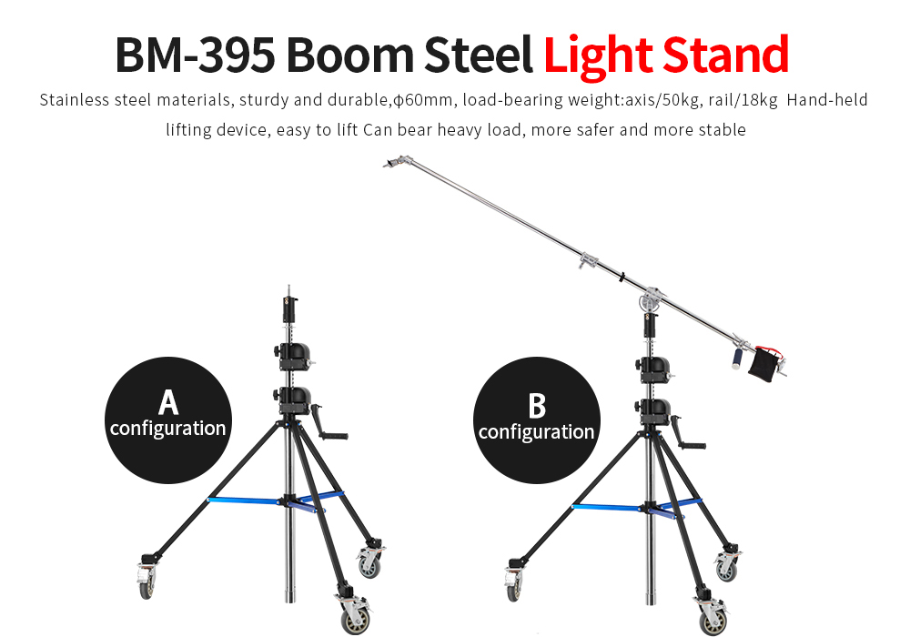 Chân Boom Jinbei BM-395 Pro