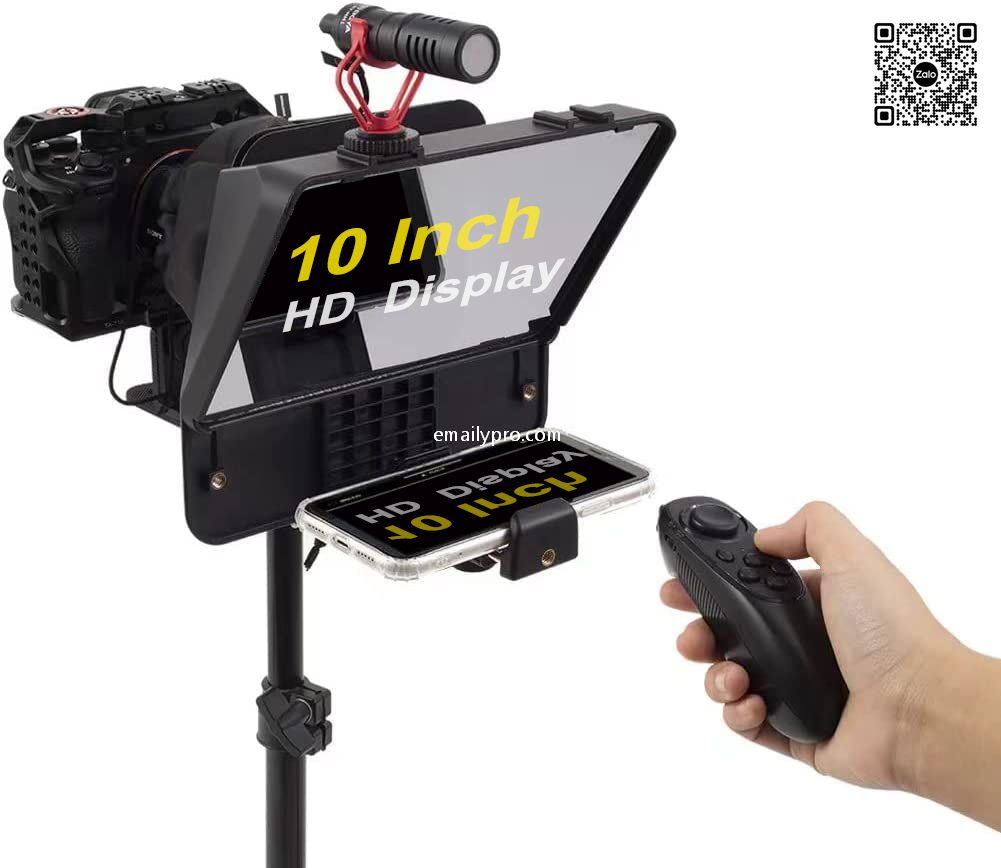 Teleprompter INMEI Professionnel 10 inch