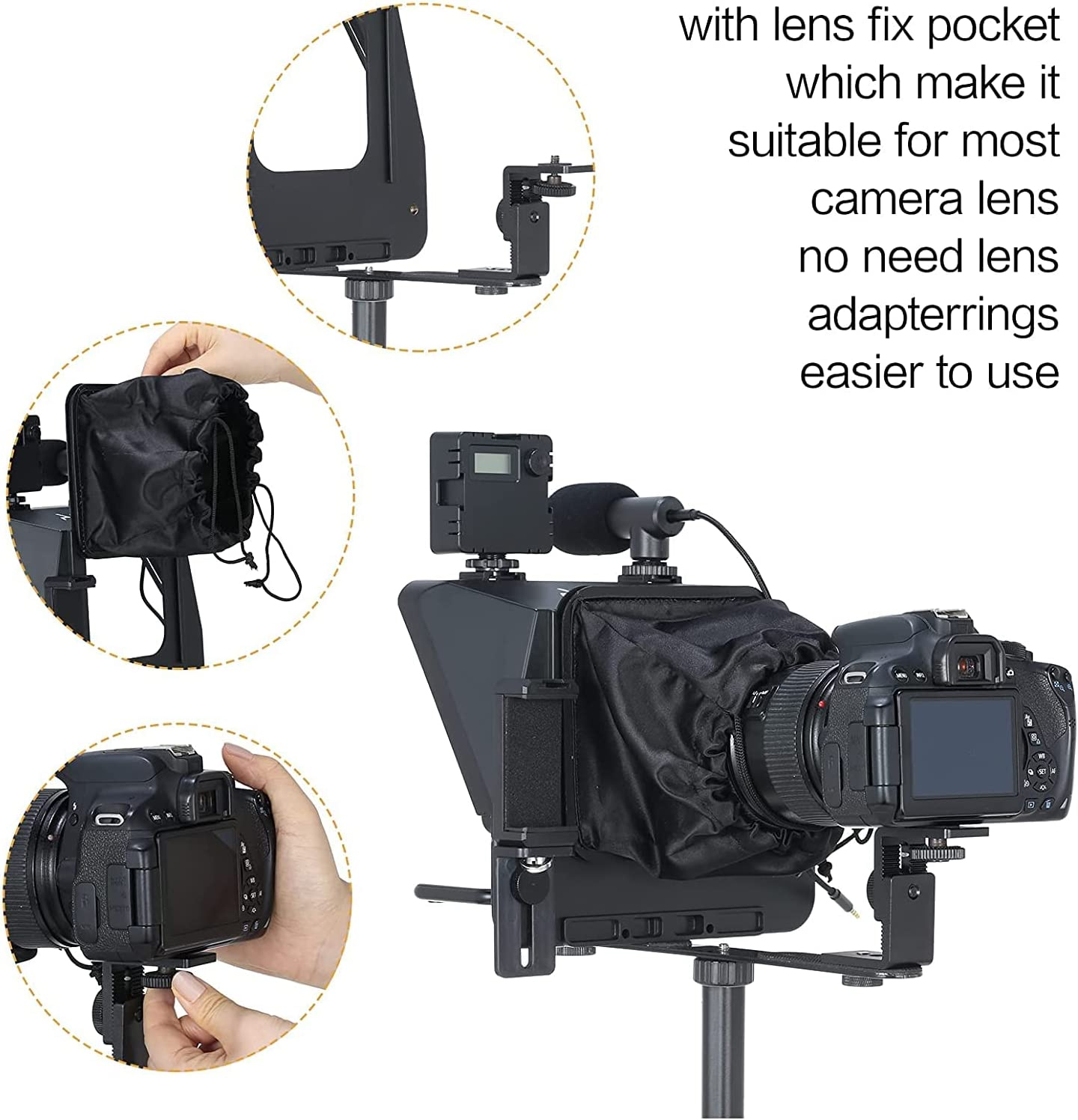 Teleprompter INMEI Professionnel 10 inch