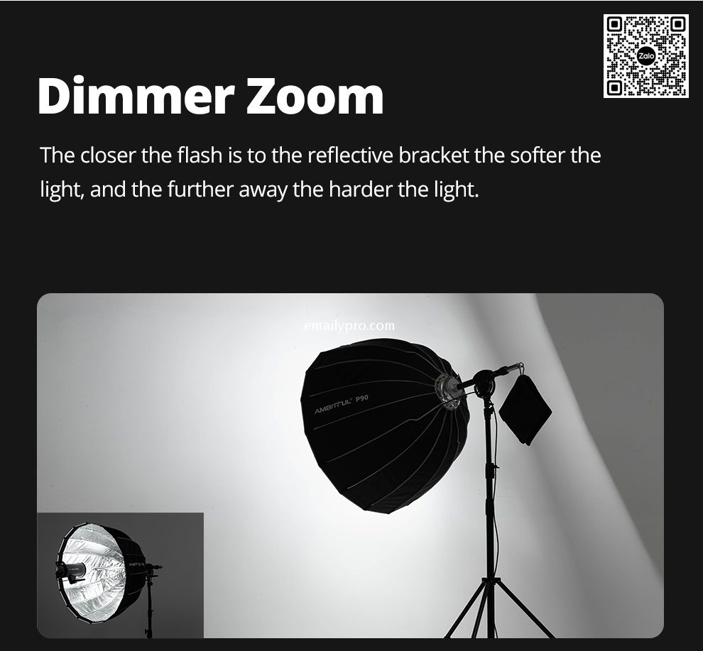 Zoom Focus System SOFTBOX AMBITFUL AL-08 Bowens