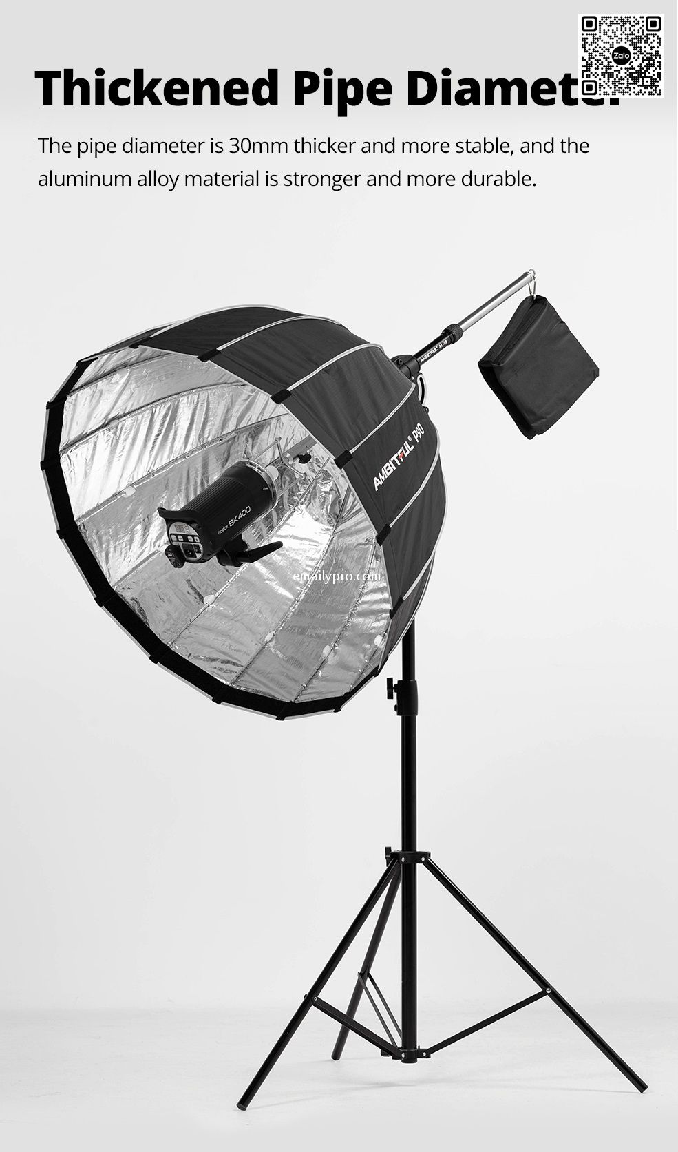 Zoom Focus System SOFTBOX AMBITFUL AL-08 Bowens