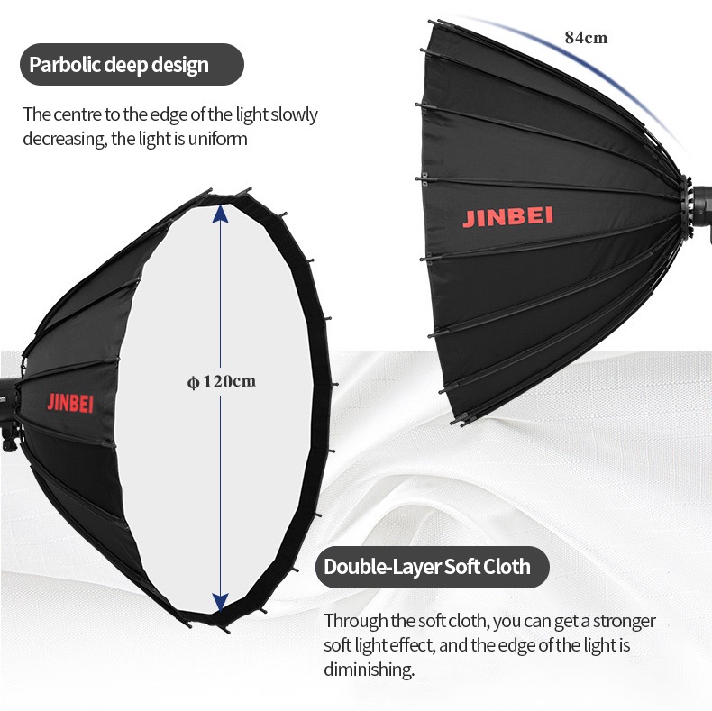 JINBEI Parabol 120CM DEEP 