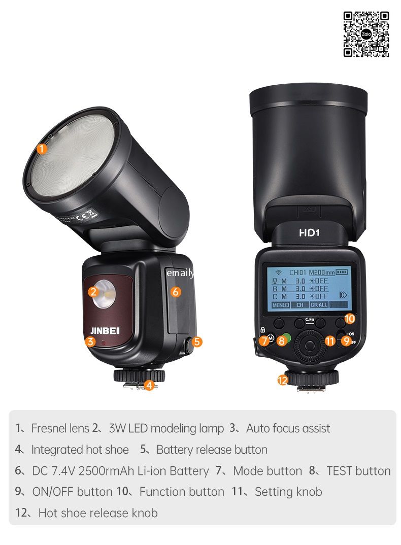 Speedlite Jinbei HD-1 NEW 2023