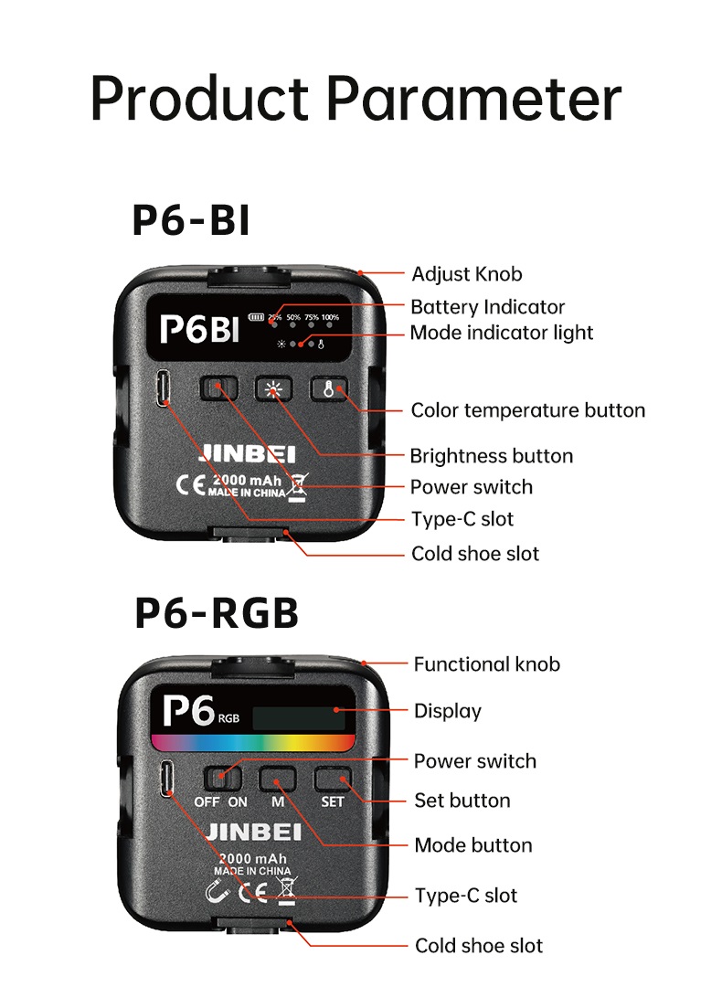 LED JINBEI MINI P6 RGB