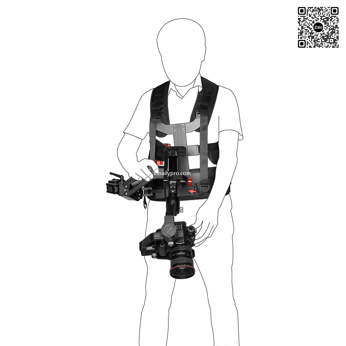 Vest Steadicam thiết bị chống rung E.PRO EF-B300