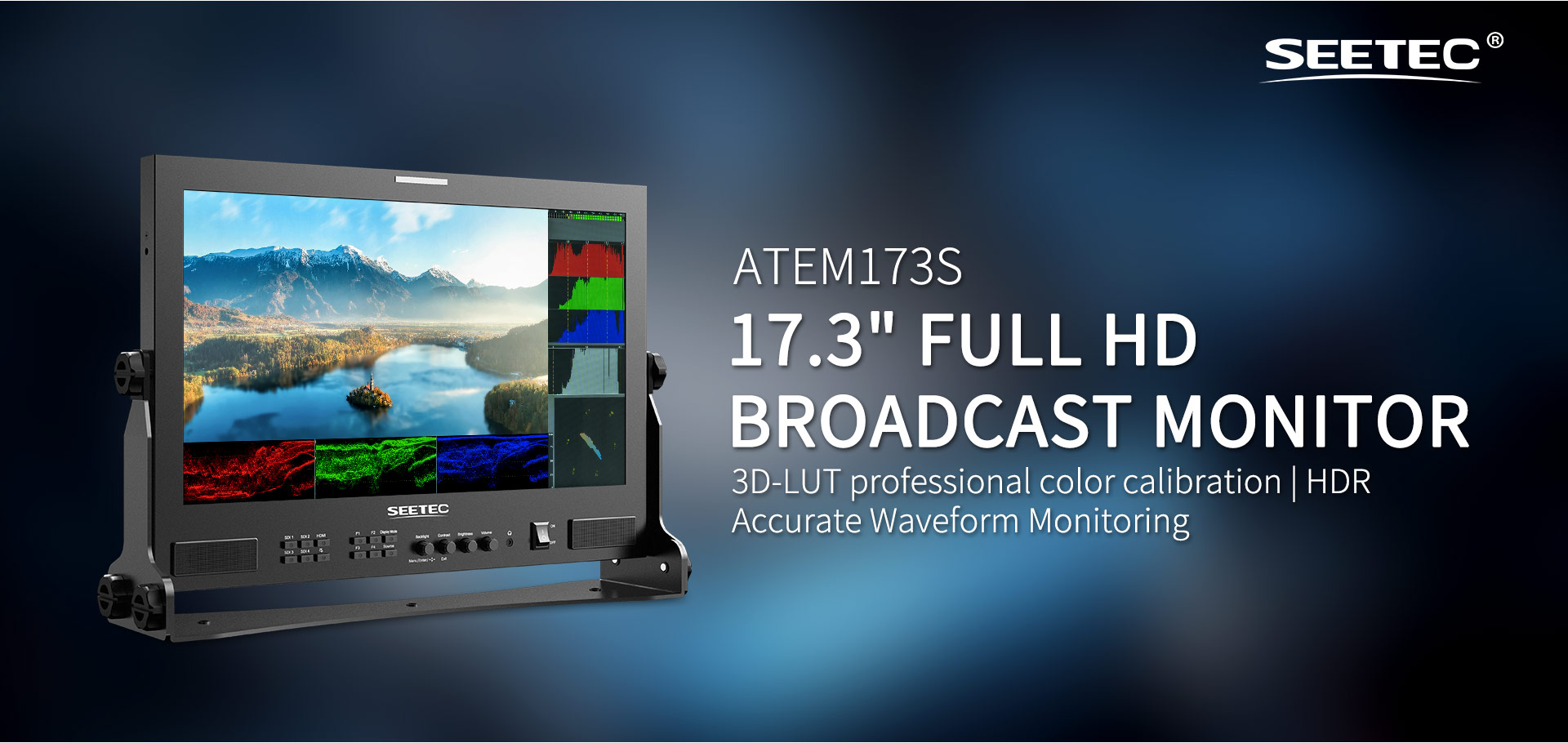 Màn hình SEETEC ATEM173S 17,3 inch 3G-SDI HDMI Full HD 1920x1080