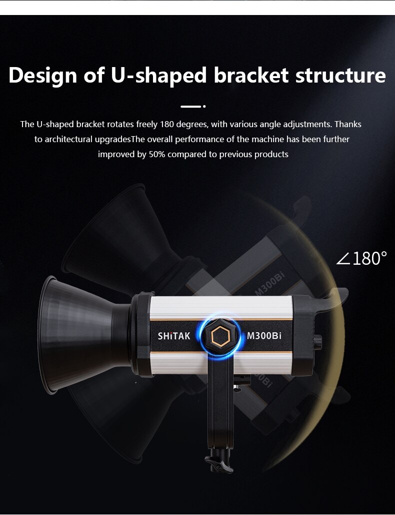 LED VIDEO LIGHT SHiTAK M300Bi -300W 