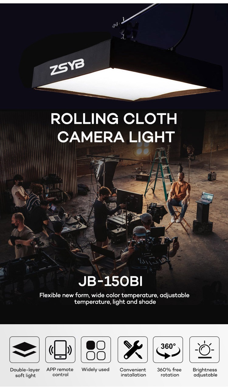 LED JB-150BI Light 63*63cm Softobx Photo Studio