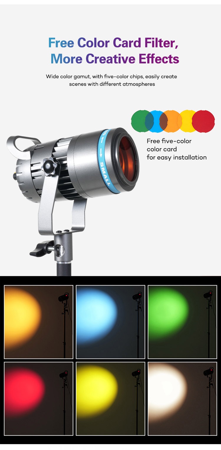  Spotlight LED ZSYD P-80S Bi-Color 50W 