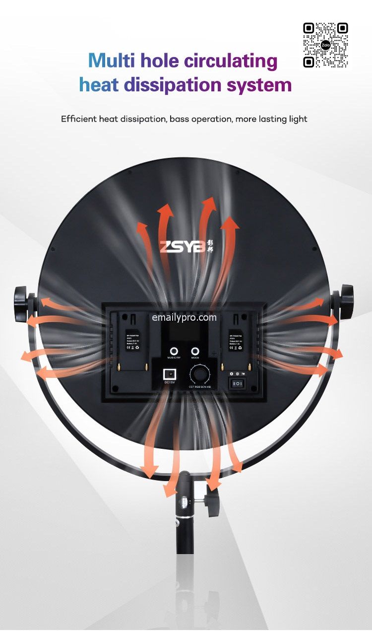 ZSYB LED PB-360Bi 60W Livestream 