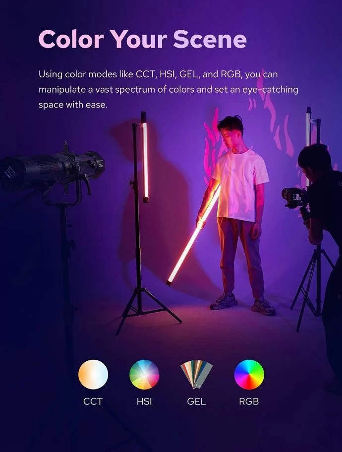 Đèn led Godox SZ300R zoom RGB 330W