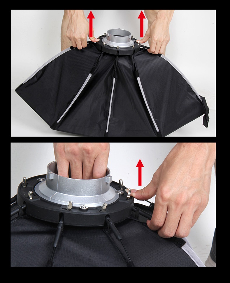 SOFTBOX E.PRO QUICK OCTAGON-GRID