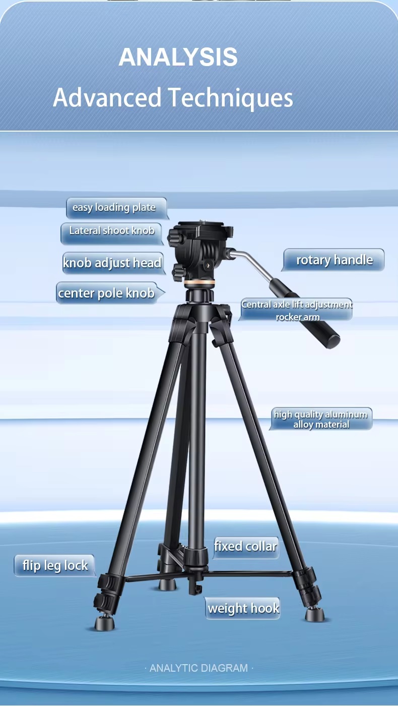 Chân Máy Ảnh Tripod Beike Q-1750