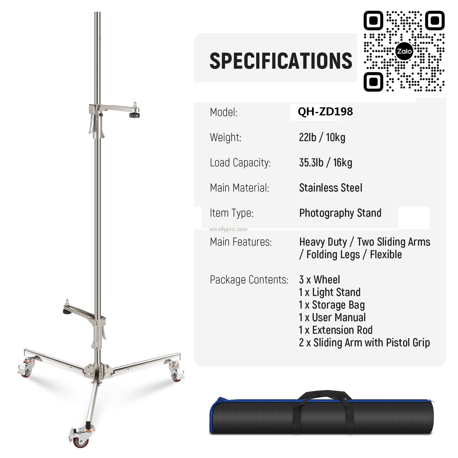 E.PRO LIGHT STAND EZ-200S