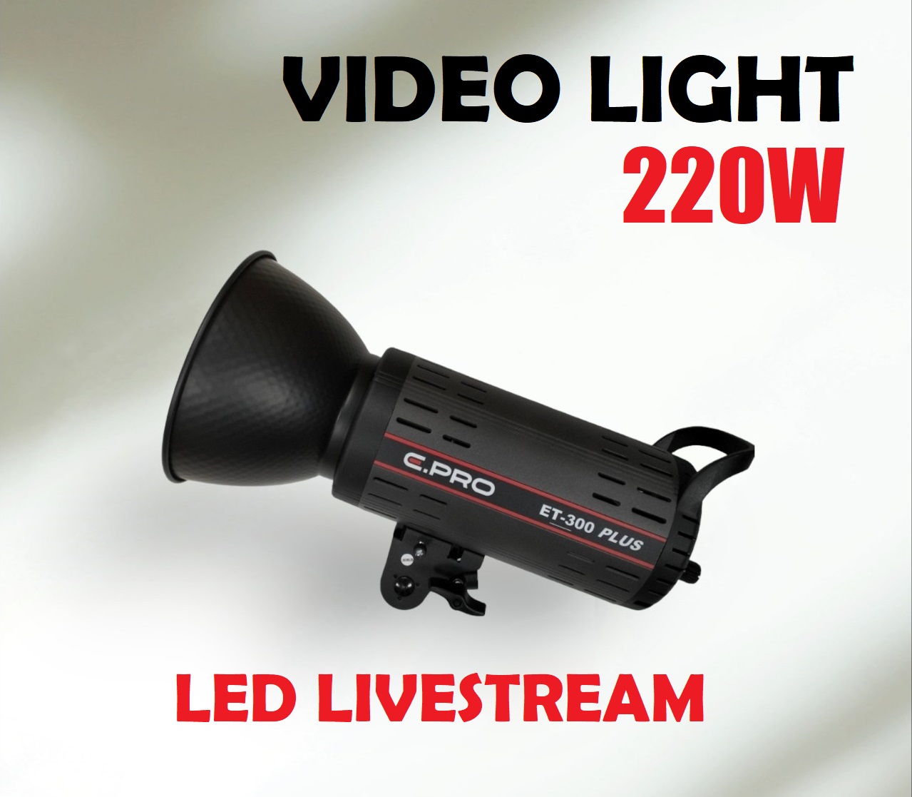 Đèn E.PRO ET-300 plus sự đột phá trong ánh sáng Livestream 