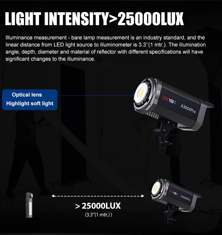 ZSYB LED COB A300 XPRO 300W Bi Color 2700K -6500K