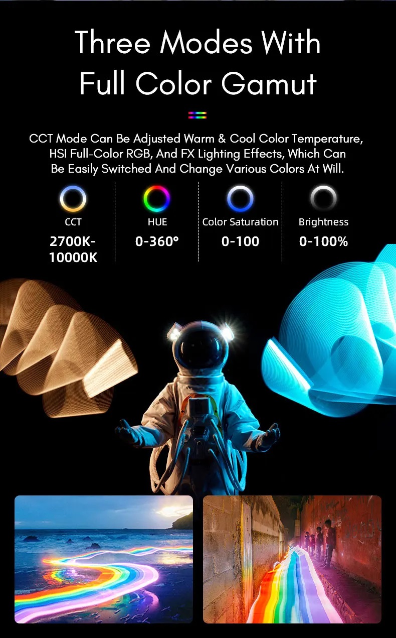 Đèn led Tolifo ST-60W RGB